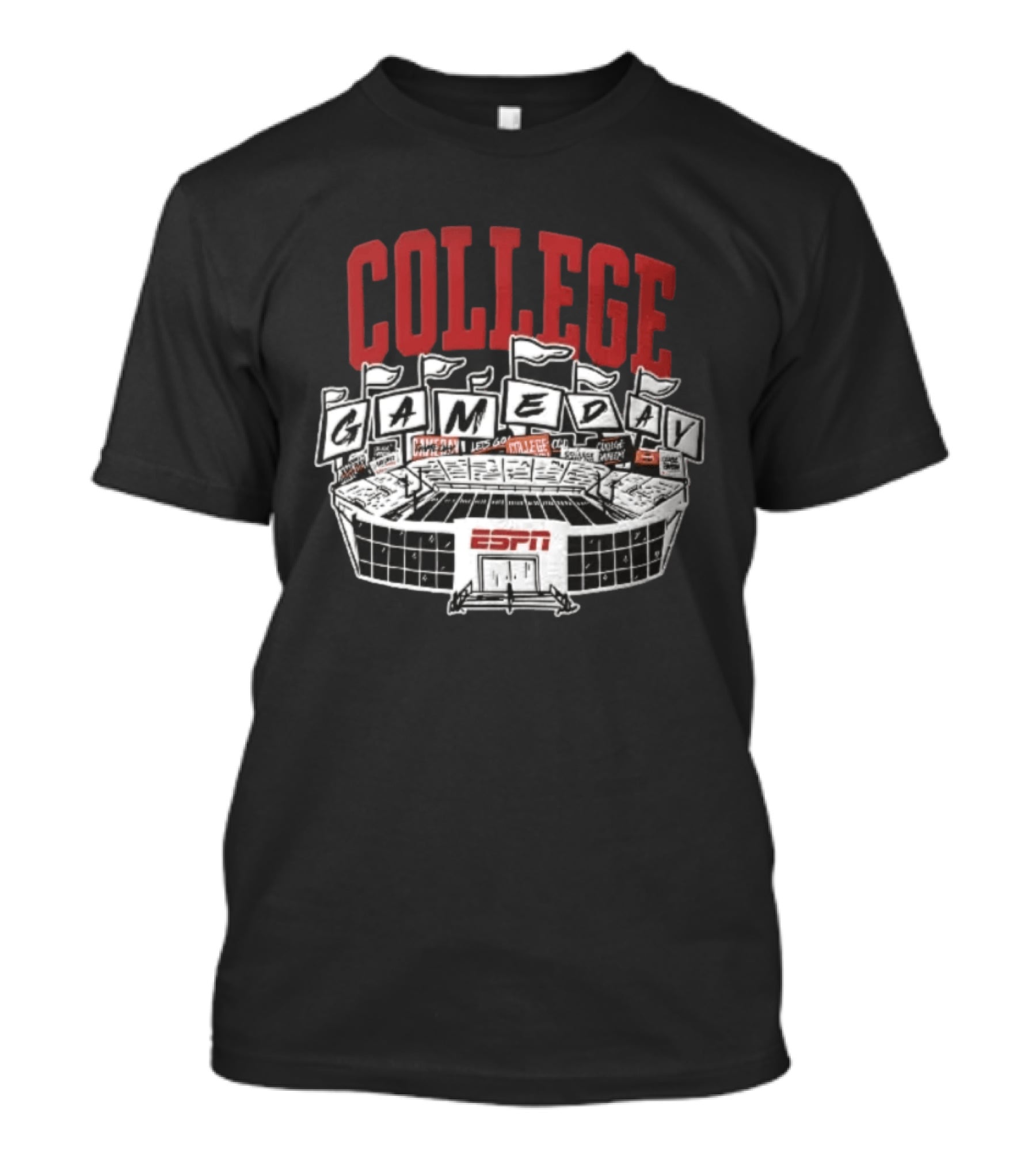 ESPN College GameDay Stadium Flags And Field T-Shirt