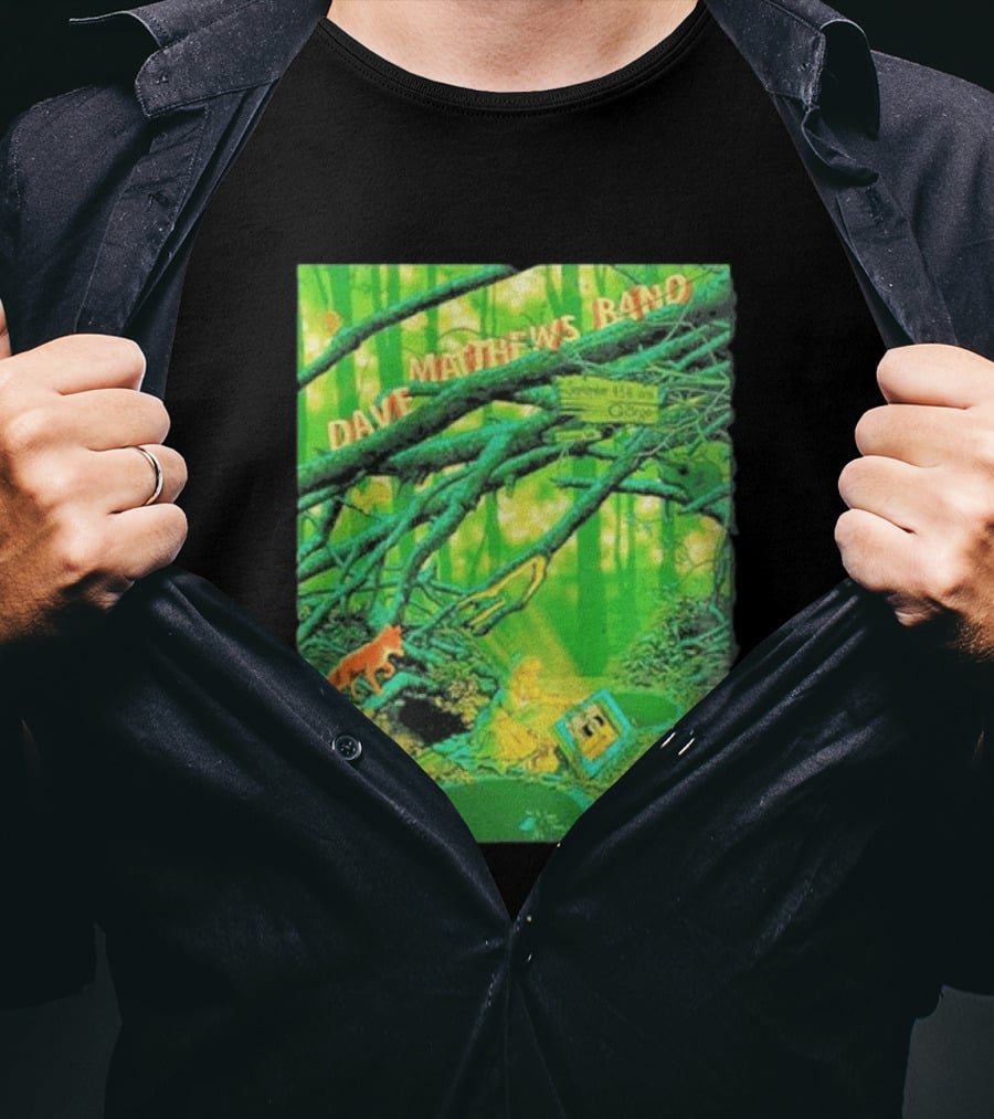 Dave Matthews Band George WA September 4 5 6 2026 At The Gorge Forest Scene T-Shirt
