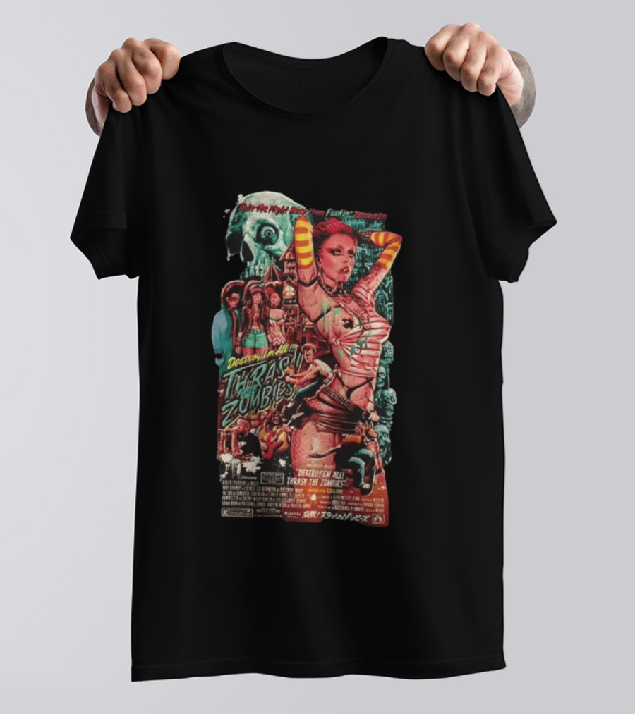 Destroy’em All! Thrash The Zombies T-Shirt
