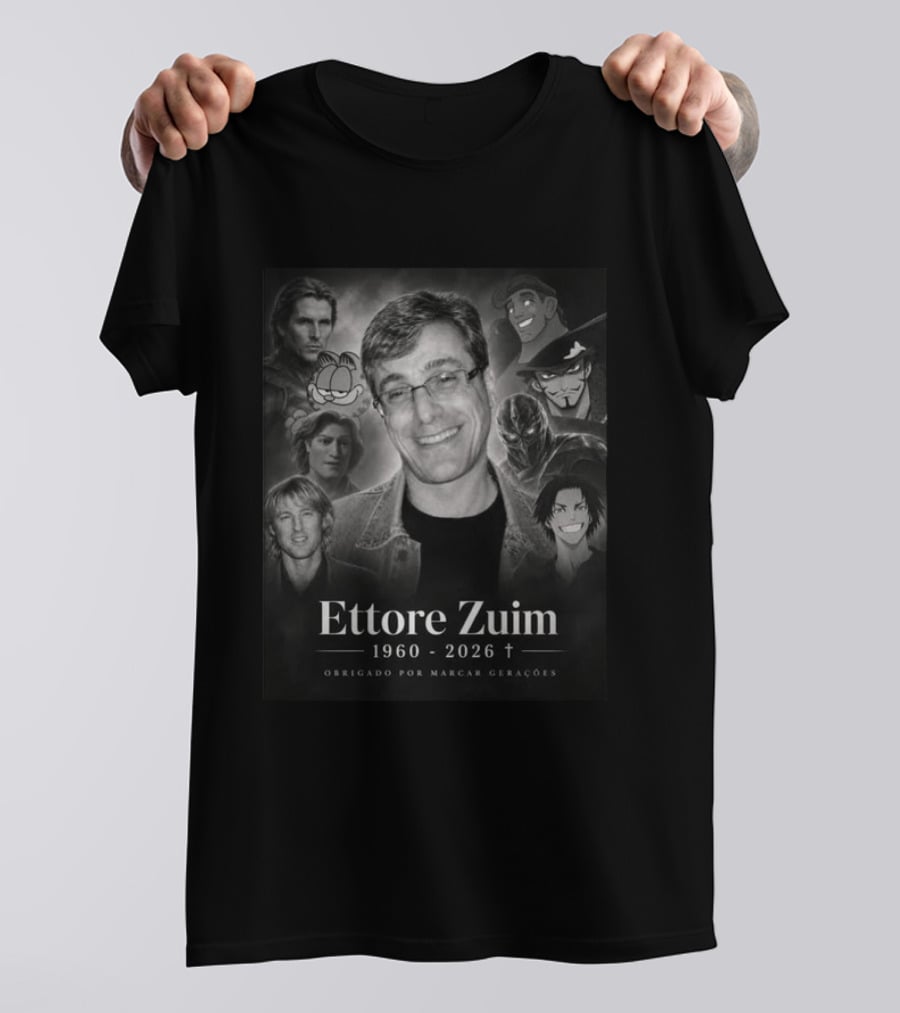 Ettore Zuim 1960 2026 Obrigado Por Marcar Gerações Lamenta Profundamente O Falecimento T-Shirt