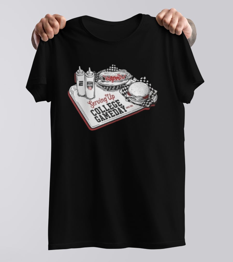 Serving Up College GameDay ESPN Since 1993 T-Shirt