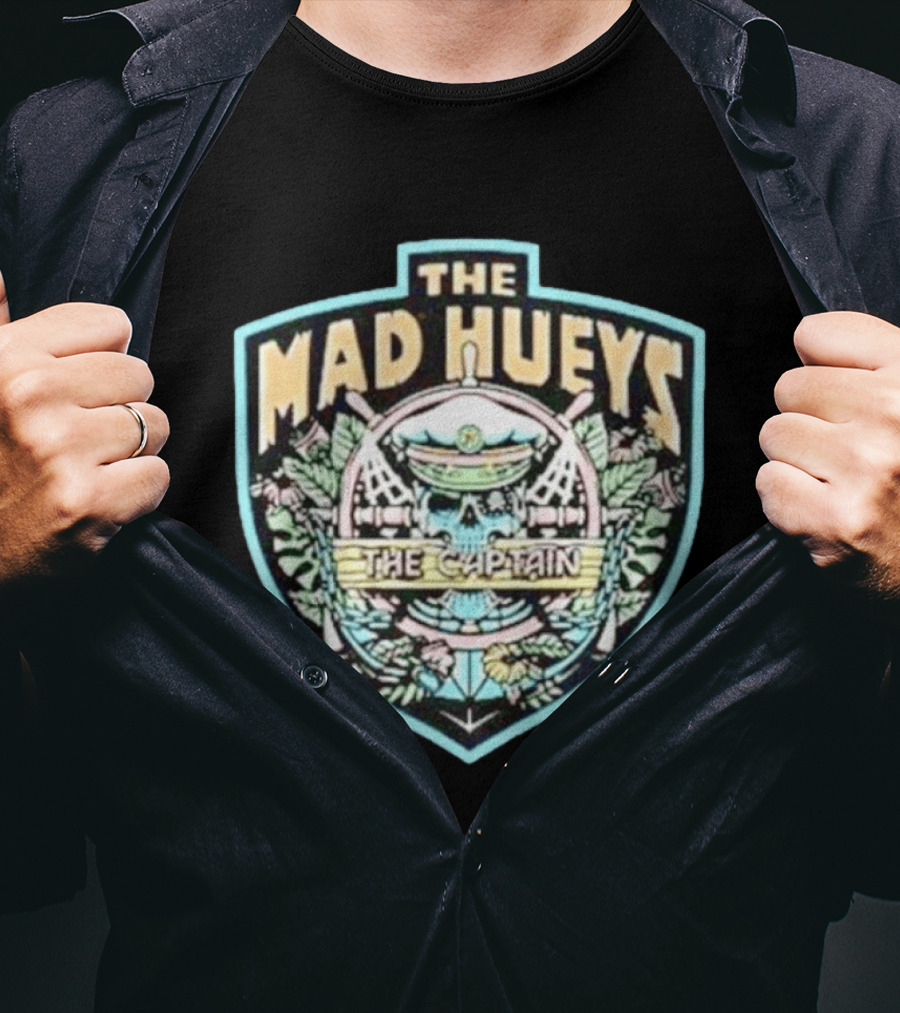 The Mad Hueys The Captain Skull Nautical T-Shirt