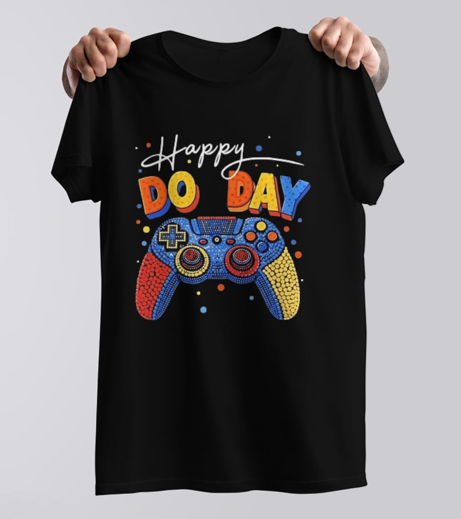 Happy Dot Day Gaming Controller Video Game Celebration T-Shirt