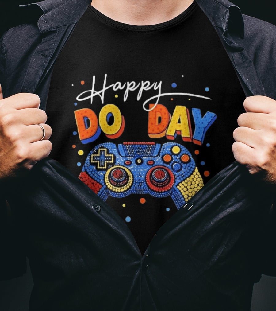 Happy Dot Day Gaming Controller Video Game Celebration T-Shirt