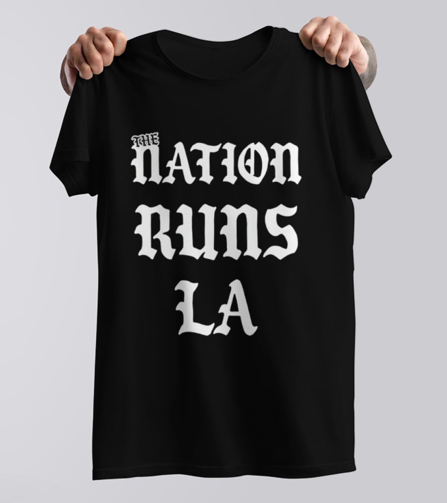 The Nation Runs LA Los Angeles T-Shirt