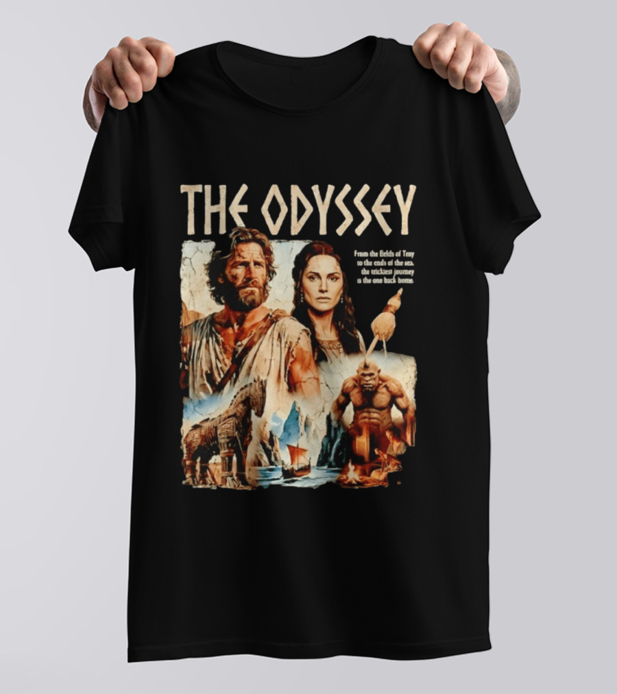 The Odyssey Journey From The Fields Of Troy To The Ends Of The Sea T-Shirt