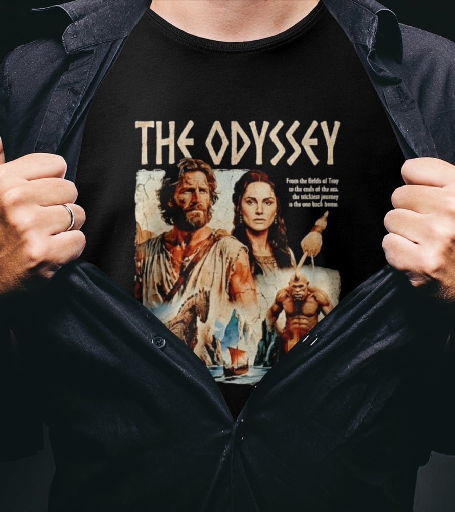 The Odyssey Journey From The Fields Of Troy To The Ends Of The Sea T-Shirt