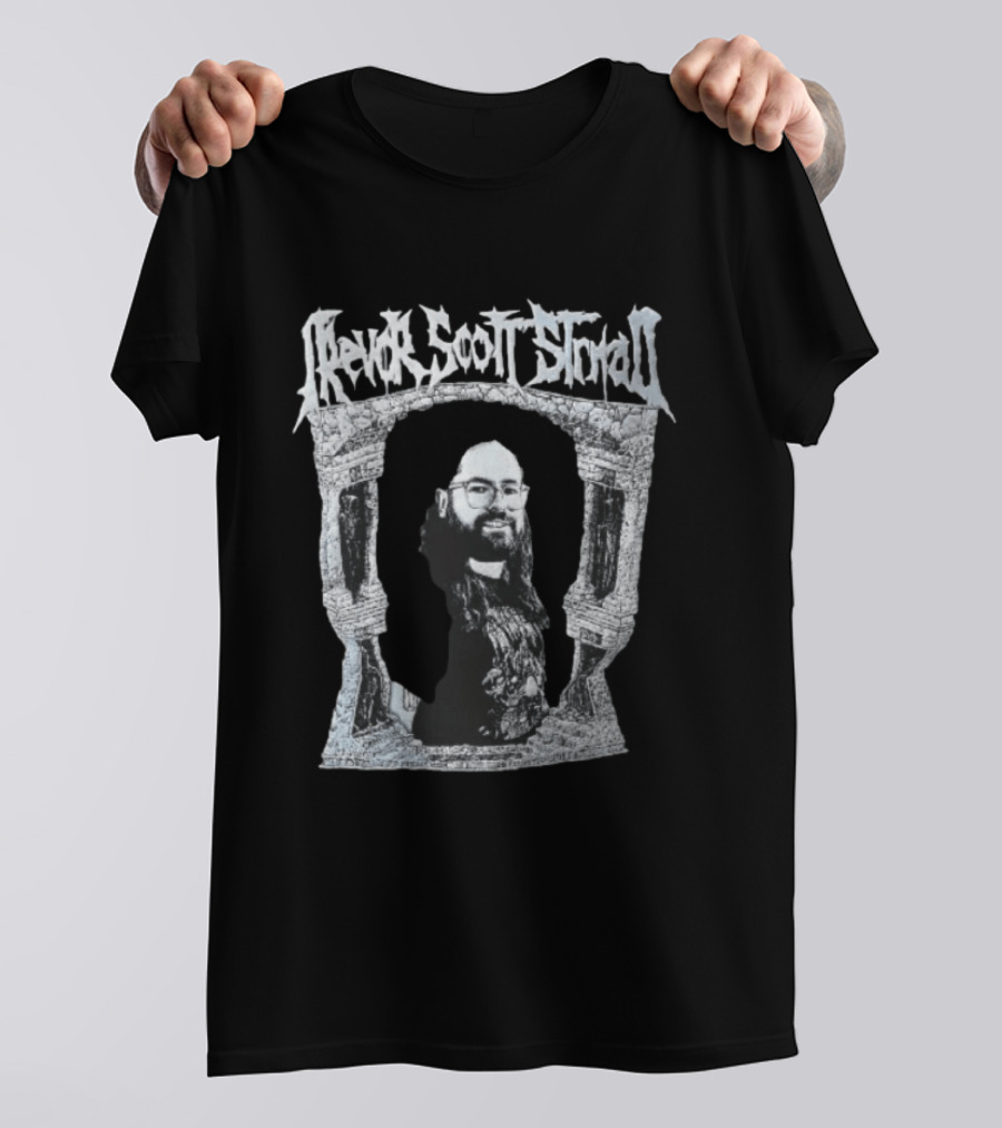 Trevor Scott Strnad 1981 2022 Gothic Stone Arch Memorial T-Shirt