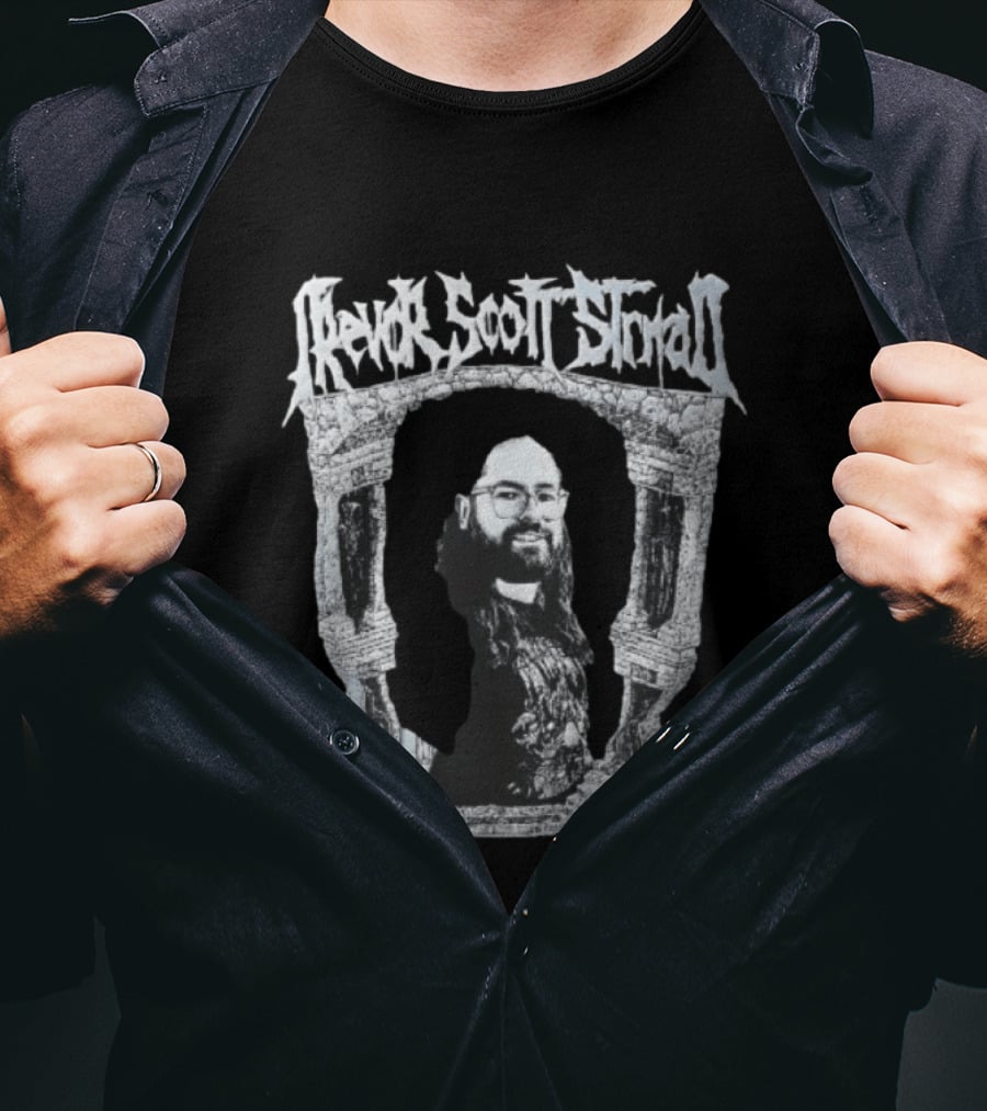 Trevor Scott Strnad 1981 2022 Gothic Stone Arch Memorial T-Shirt