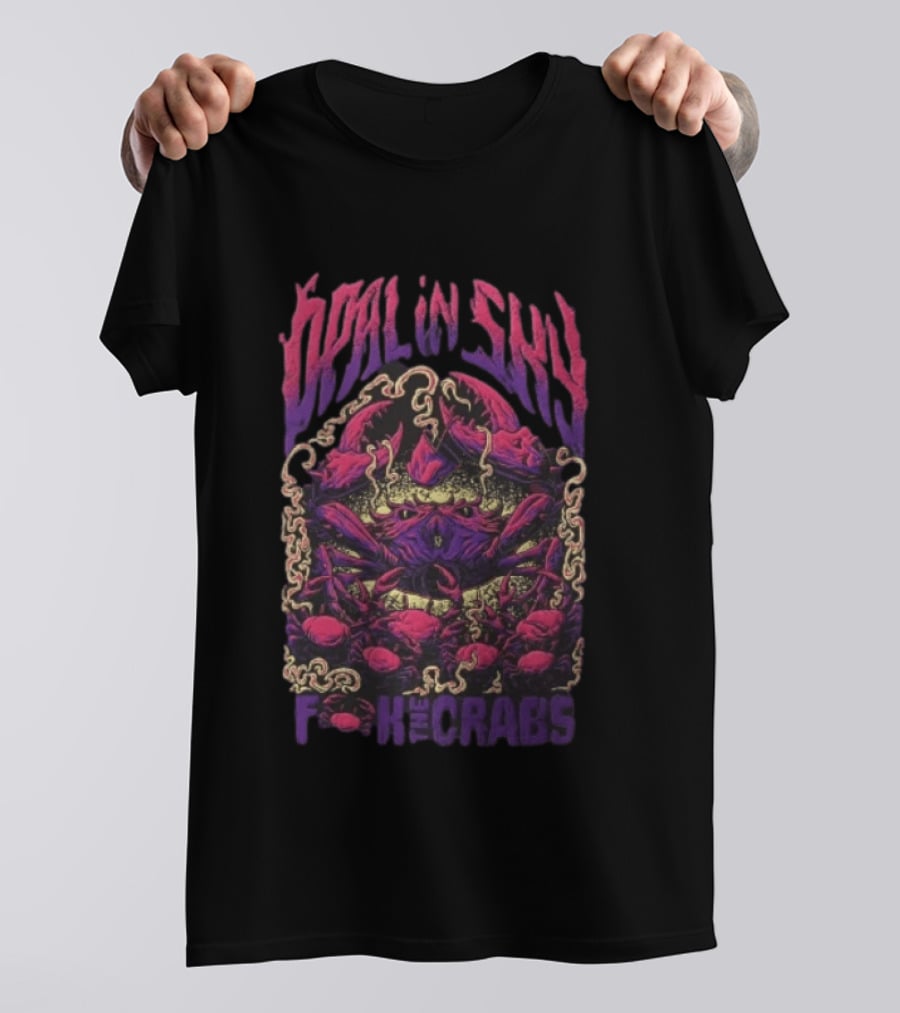 Opal In Sky F*** The Crabs Psychedelic T-Shirt