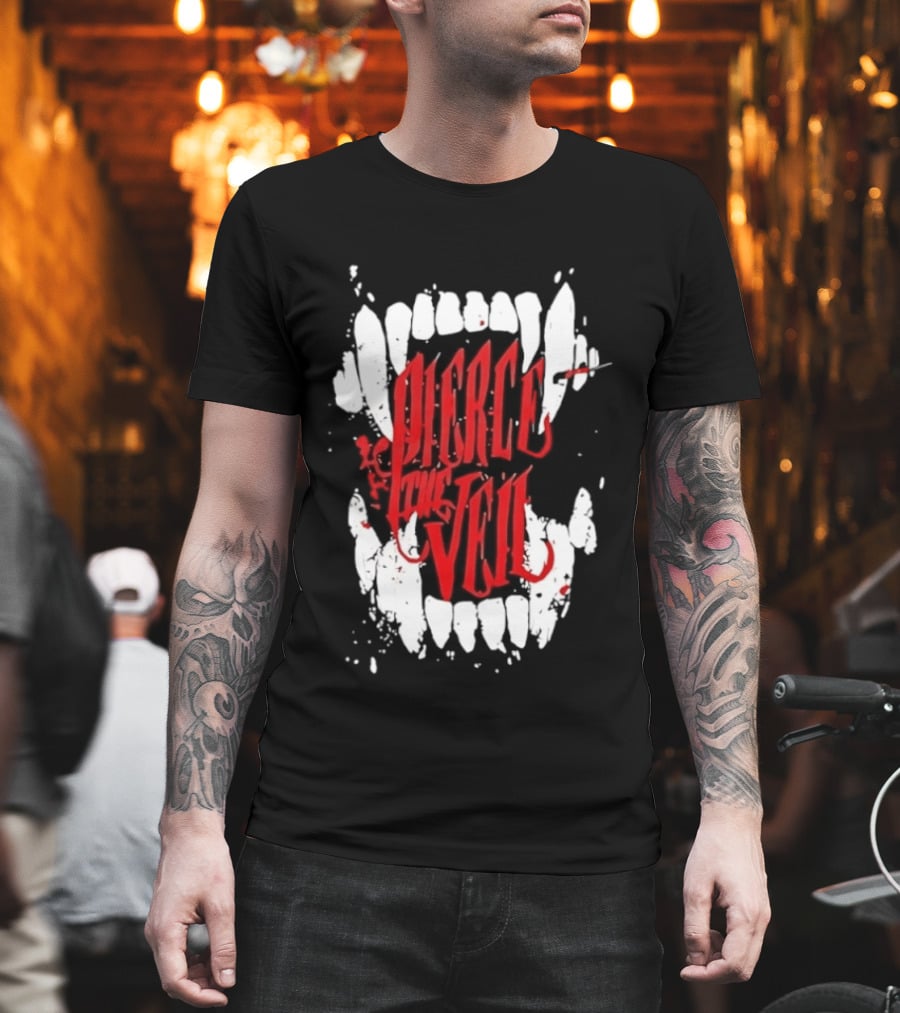 Pierce The Veil Blood Fangs Post Hardcore Band Merch T-Shirt