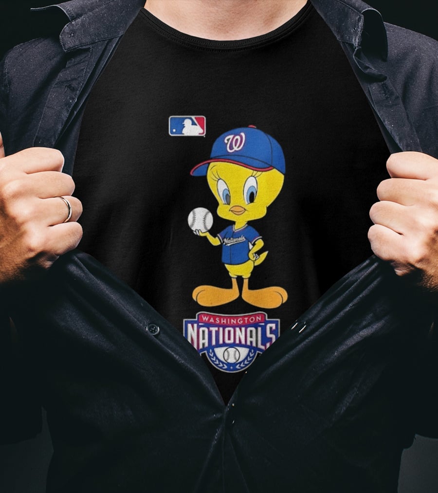 Washington Nationals Tweety Bird Baseball MLB T-Shirt