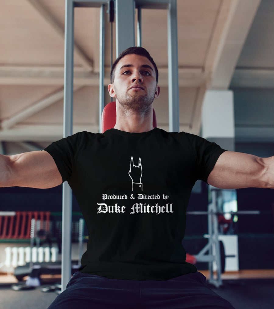 Produced And Directed By Duke Mitchell Cult Cinema Hand T-Shirt
