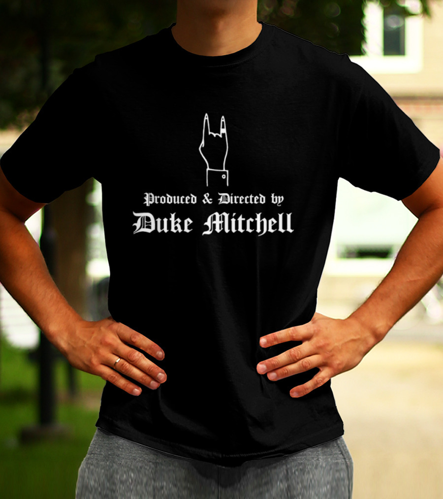 Produced And Directed By Duke Mitchell Cult Cinema Hand T-Shirt
