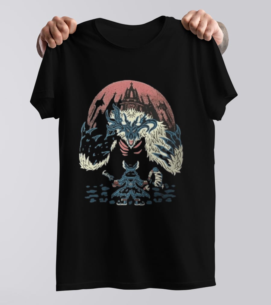 Vicar Amelia Hunter Confronts Beast At Gothic Cathedral T-Shirt