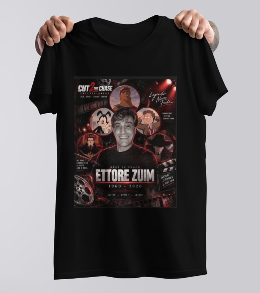Rest In Peace Ettore Zuim 1960 2026 Mentor Artist Legend Characters Inspire Generations T-Shirt