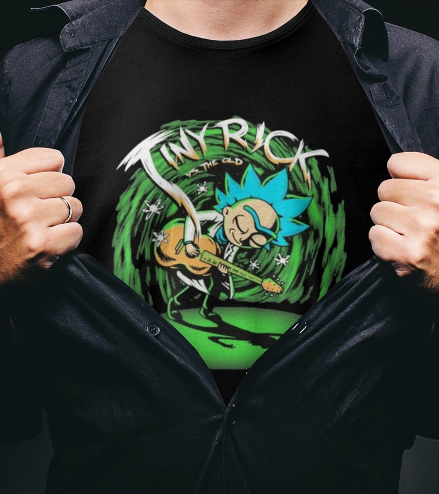 Tiny Rick Vs The Old Guitar Jam Session T-Shirt