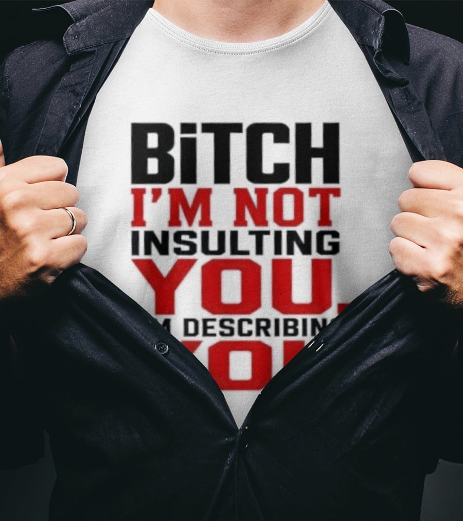 Bitch I'm Not Insulting You I'm Describing You T-Shirt