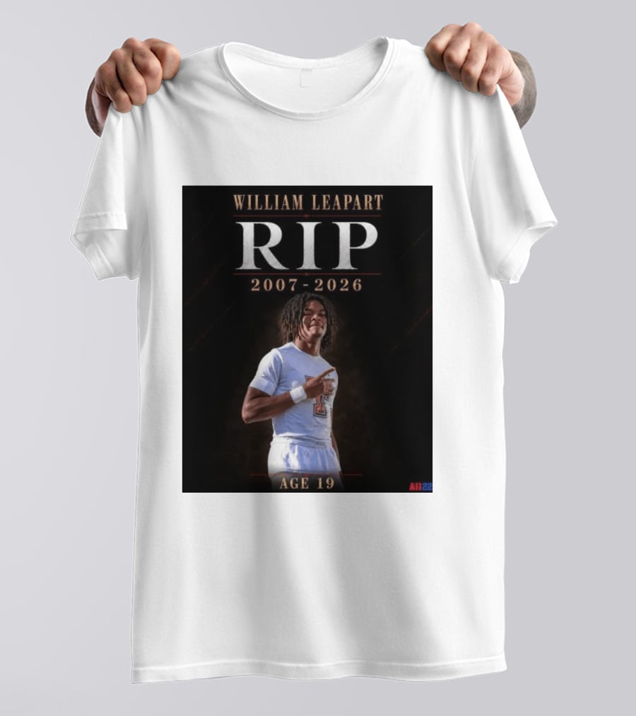 William Leapart RIP 2007 2026 Age 19 T-Shirt