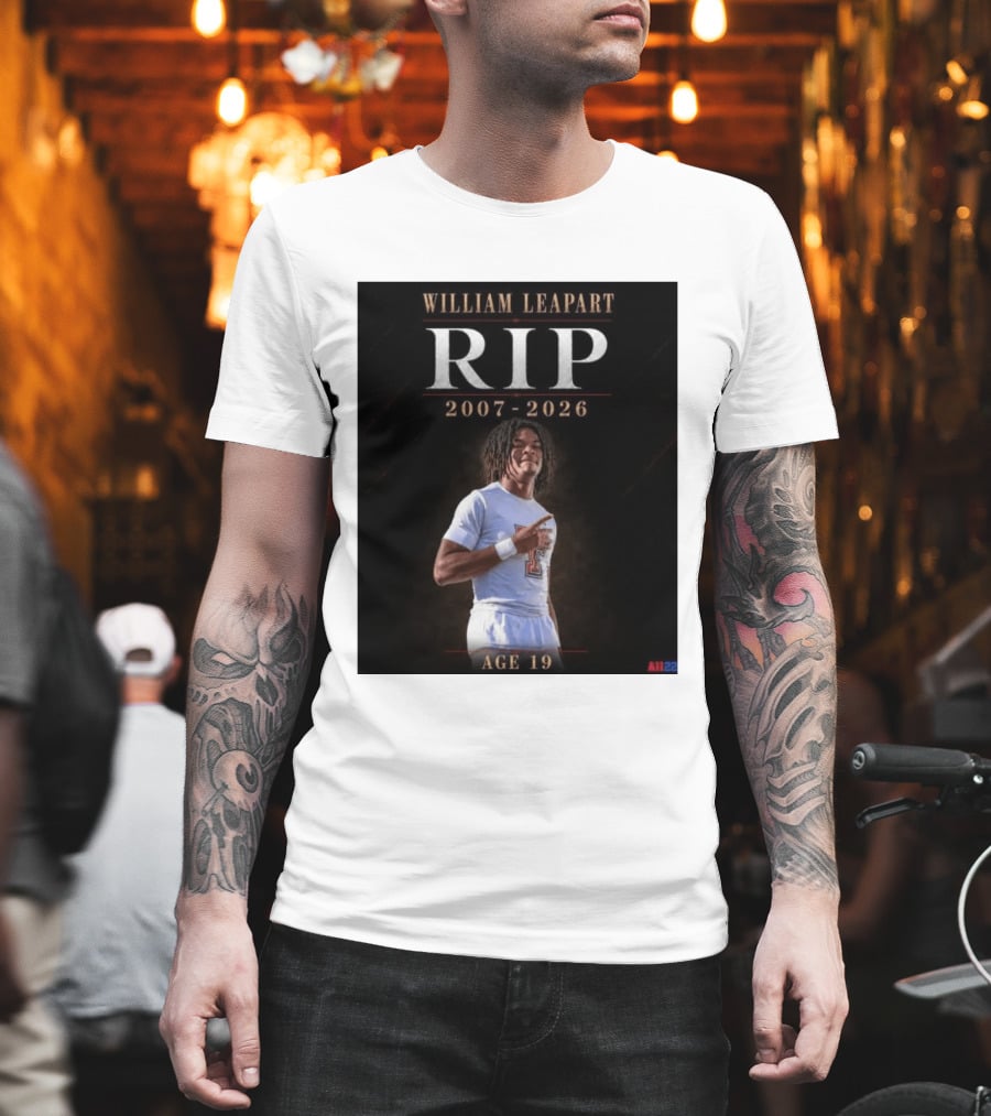 William Leapart RIP 2007 2026 Age 19 T-Shirt