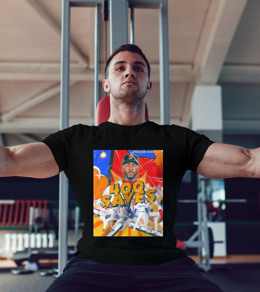 Aroldis Chapman MLB 400 Saves Record Pitcher Highlights T-Shirt