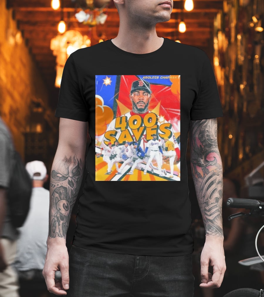 Aroldis Chapman MLB 400 Saves Record Pitcher Highlights T-Shirt