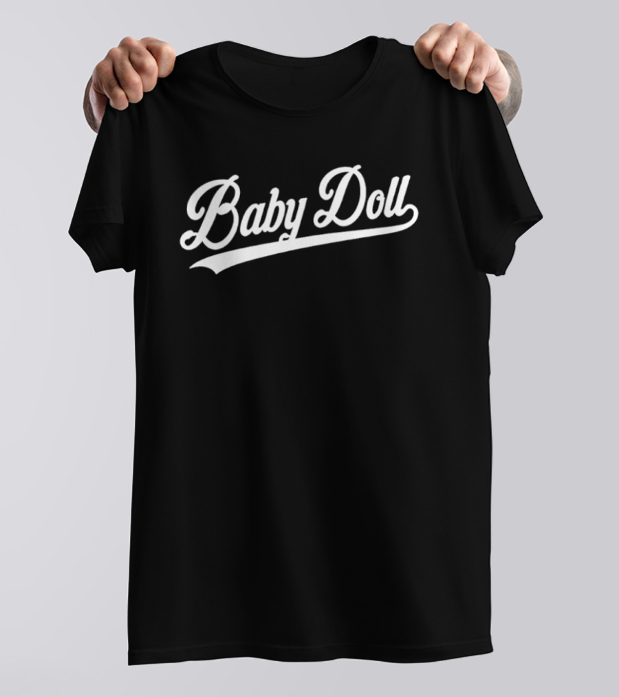 Baby Doll Cursive Script T-Shirt