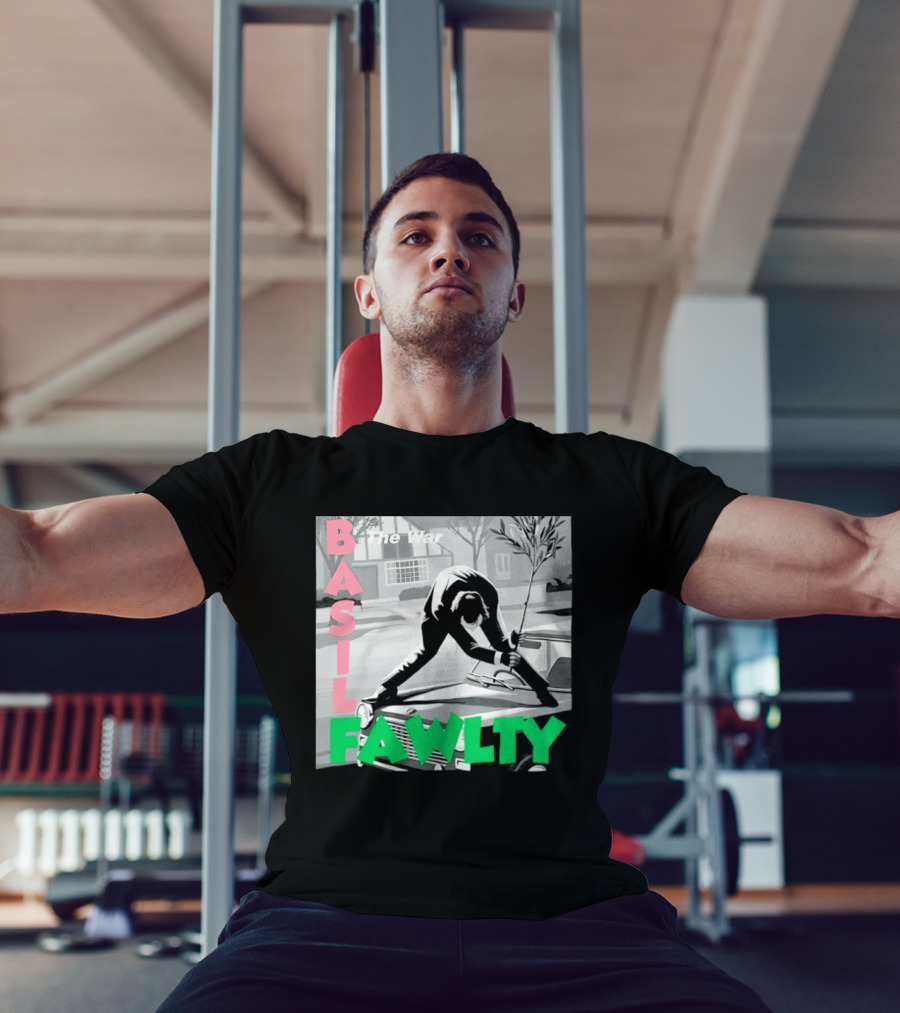 Basil Fawlty The War John Cleese British Comedy Iconic Scene T-Shirt