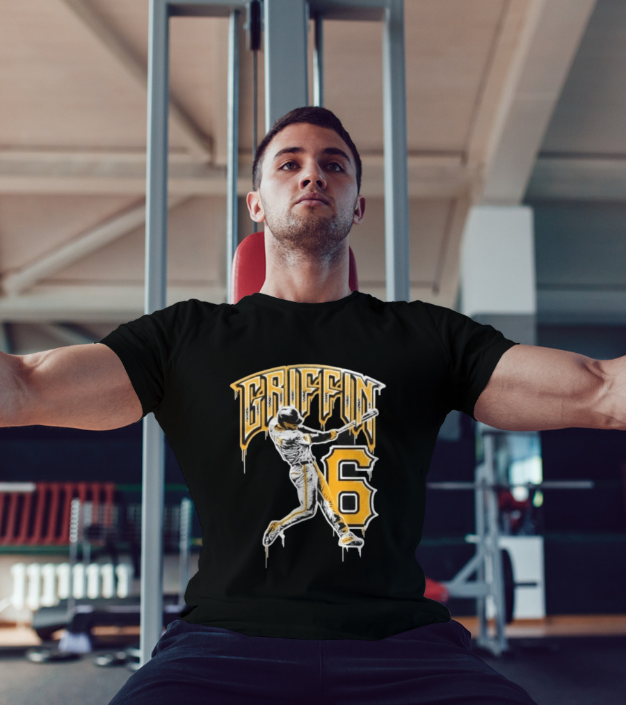Konnor Griffin 6 Batting Baseball Pittsburgh Pirates T-Shirt