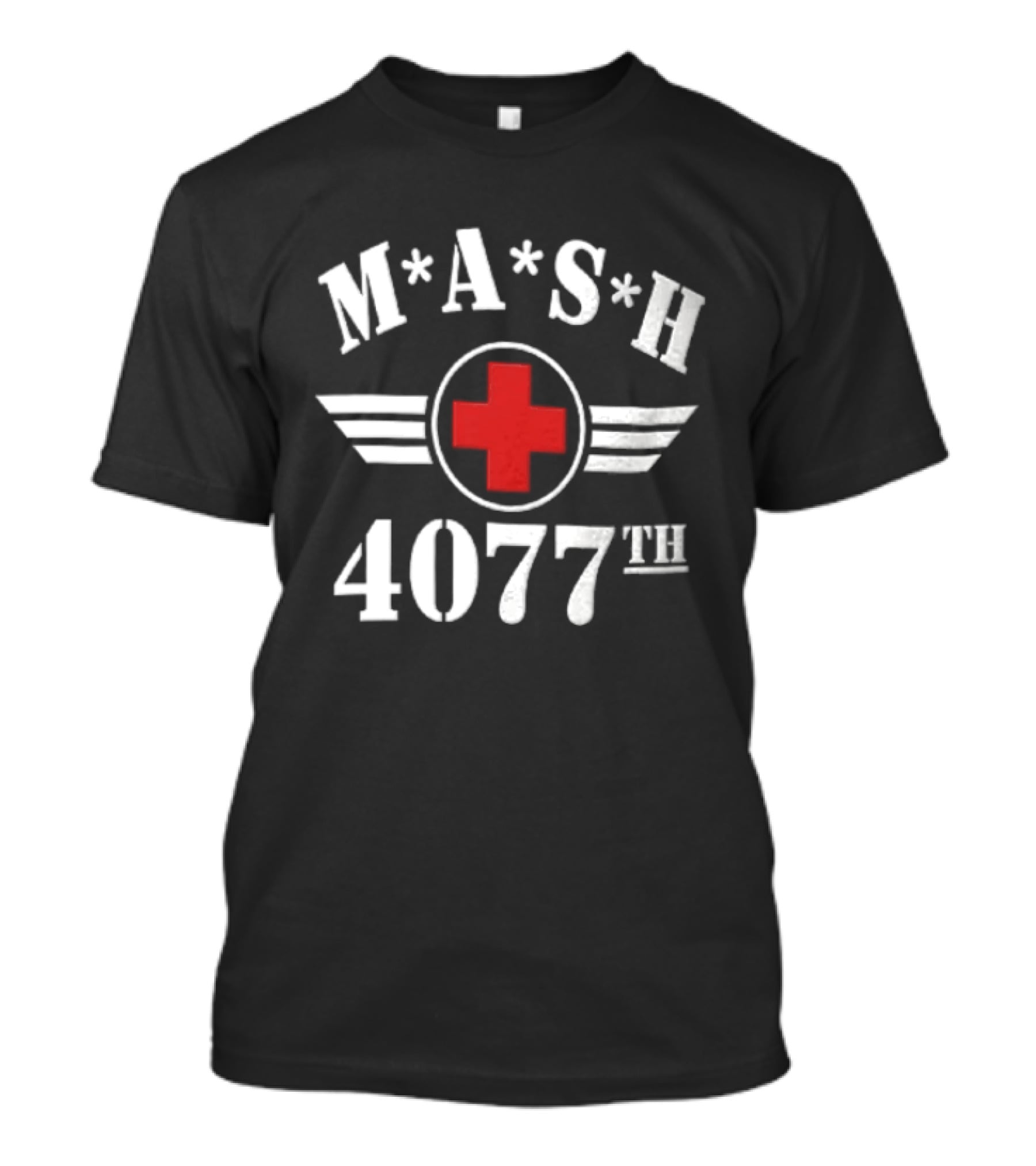 MASH 4077th Red Cross Emblem Military Series T-Shirt