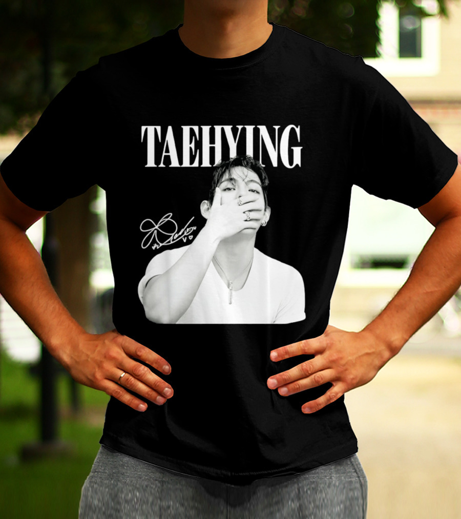 TAEHYUNG BTS V K Pop Fashion Style Signature T-Shirt