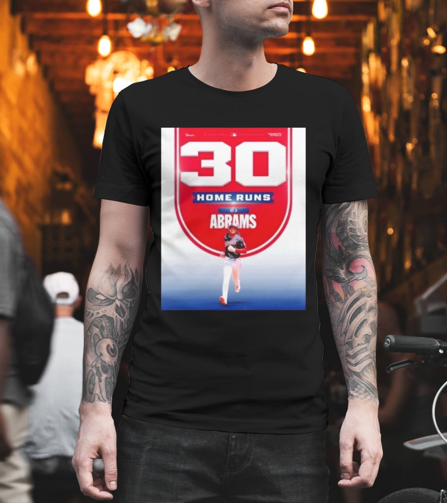 30 Home Runs CJ Abrams Washington Nationals T-Shirt