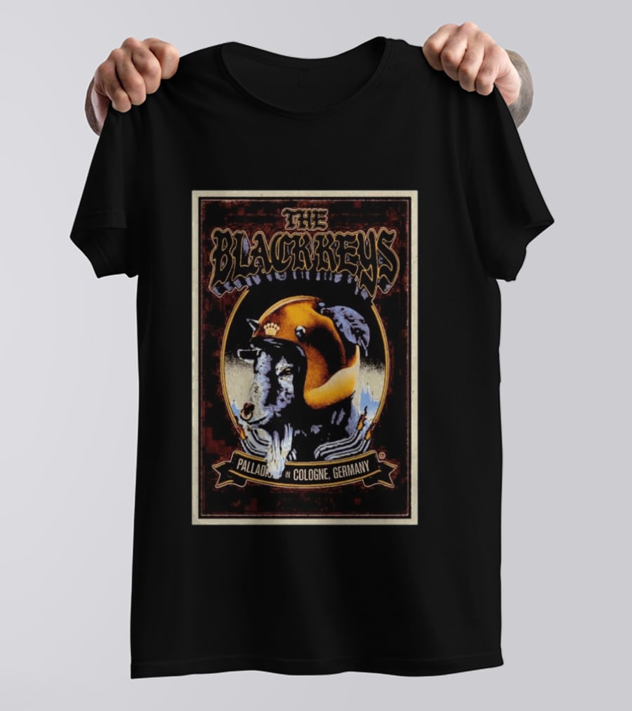 The Black Keys Live At Palladium Cologne Germany September 6 2026 T-Shirt