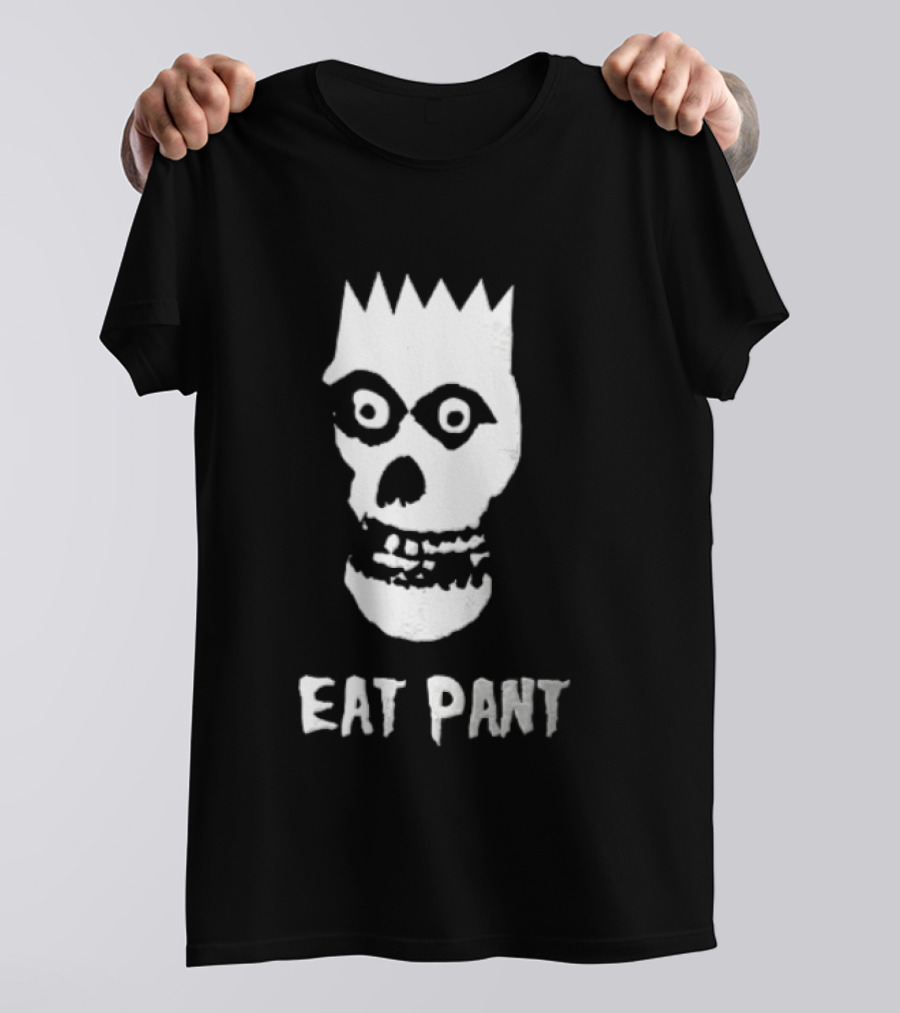 Misfits The Ghost Mashup EAT PANT Skull Head T-Shirt