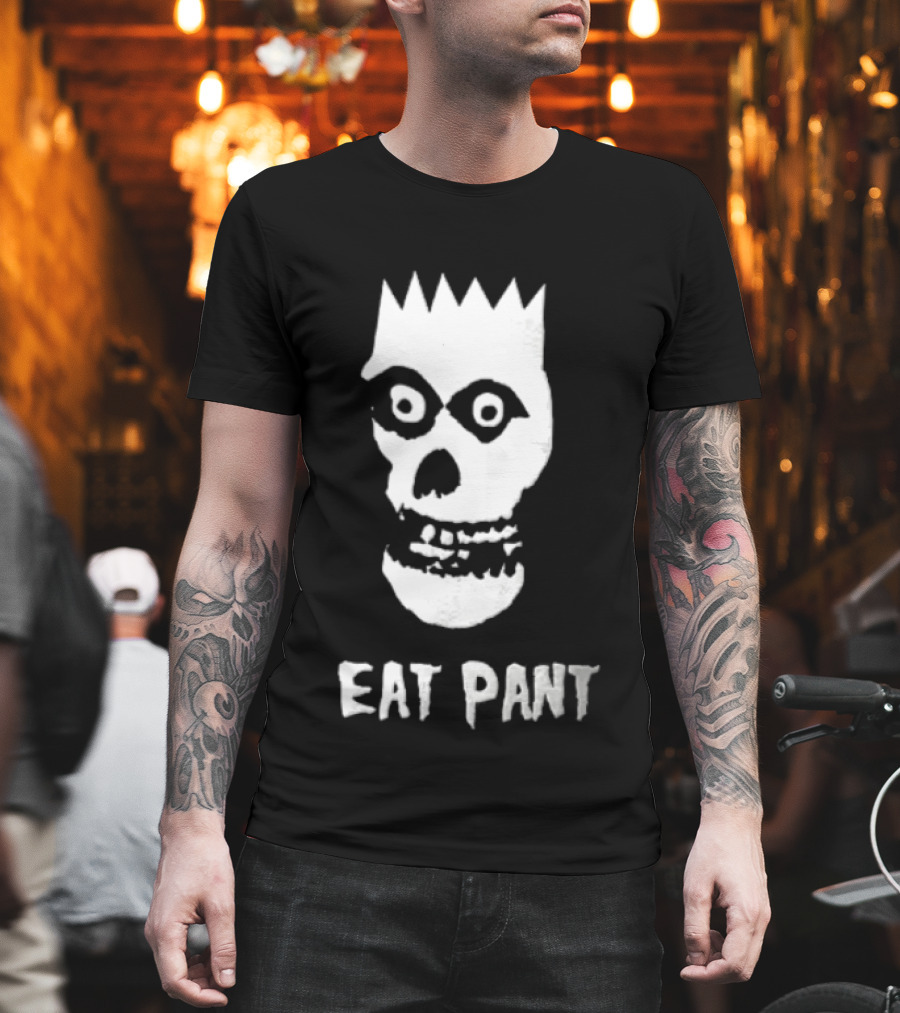 Misfits The Ghost Mashup EAT PANT Skull Head T-Shirt