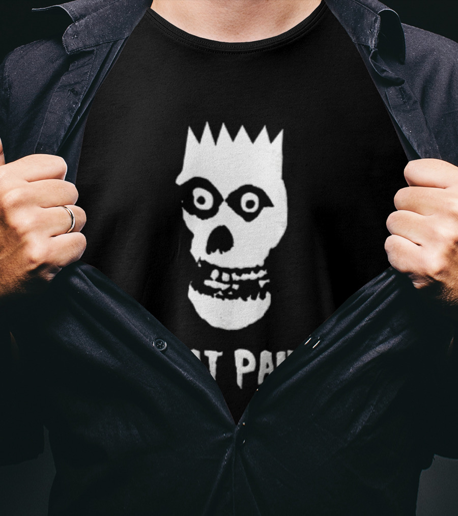 Misfits The Ghost Mashup EAT PANT Skull Head T-Shirt