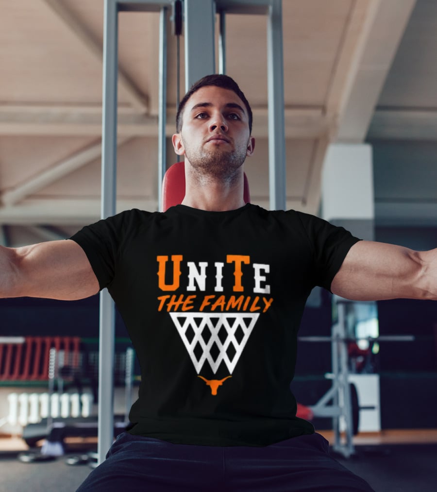 Unite The Family Mohamed Bamba Texas Longhorns Basketball Motif T-Shirt