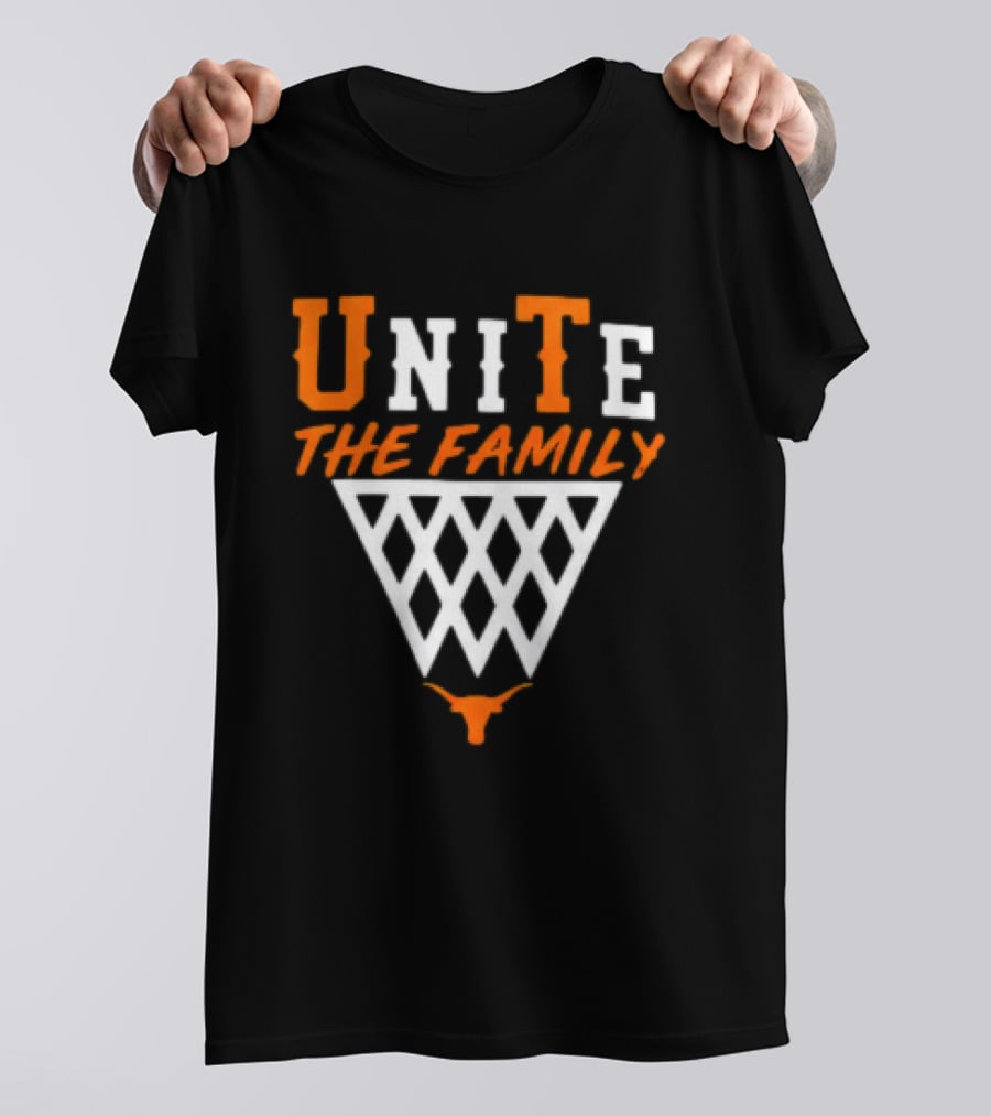 Unite The Family Mohamed Bamba Texas Longhorns Basketball Motif T-Shirt
