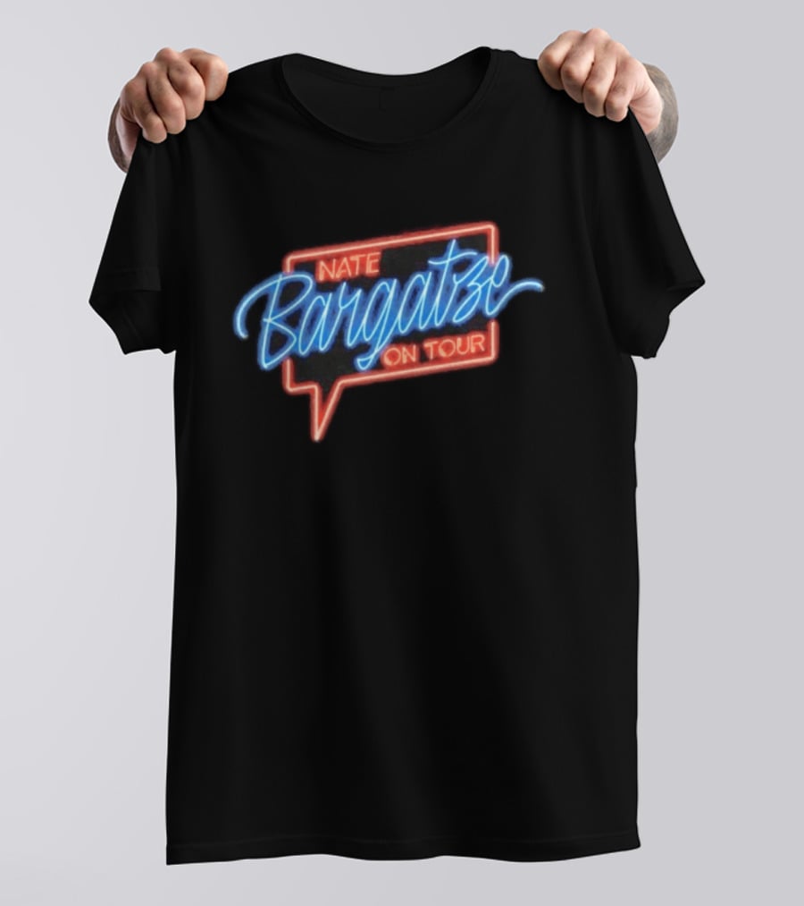 Nate Bargatze On Tour Neon Sign T-Shirt