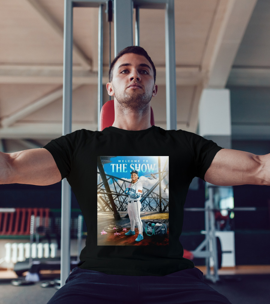 Welcome To The Show Michael Arroyo Mariners 50th Anniversary Baseball T-Shirt
