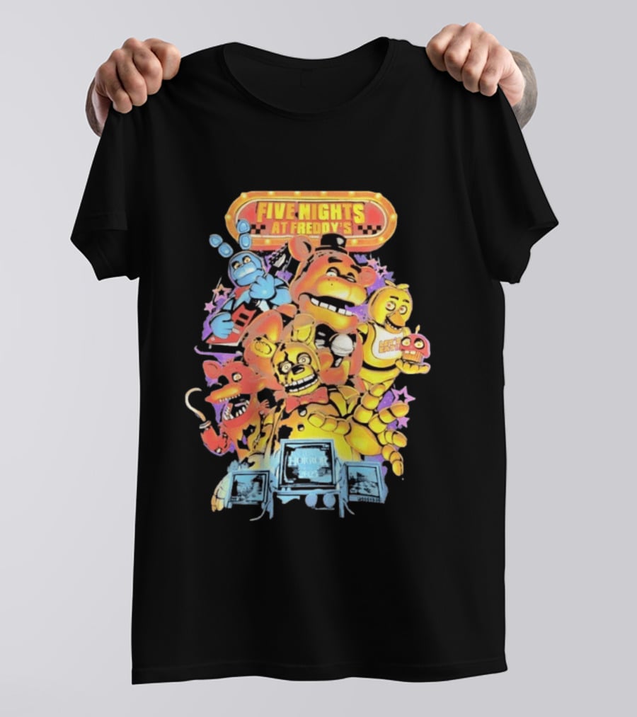 Five Nights At Freddy's Horror Nights 2023 Animatronic Characters T-Shirt