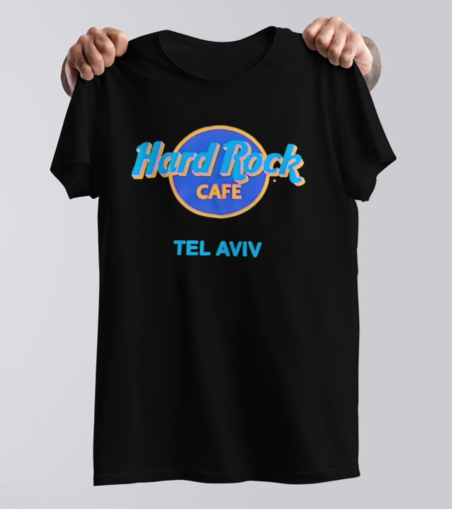 Hard Rock Cafe Tel Aviv Blue Circle T-Shirt