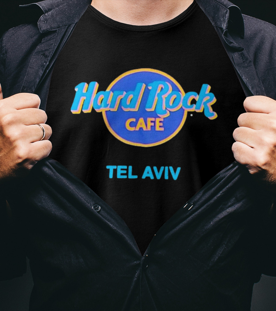 Hard Rock Cafe Tel Aviv Blue Circle T-Shirt