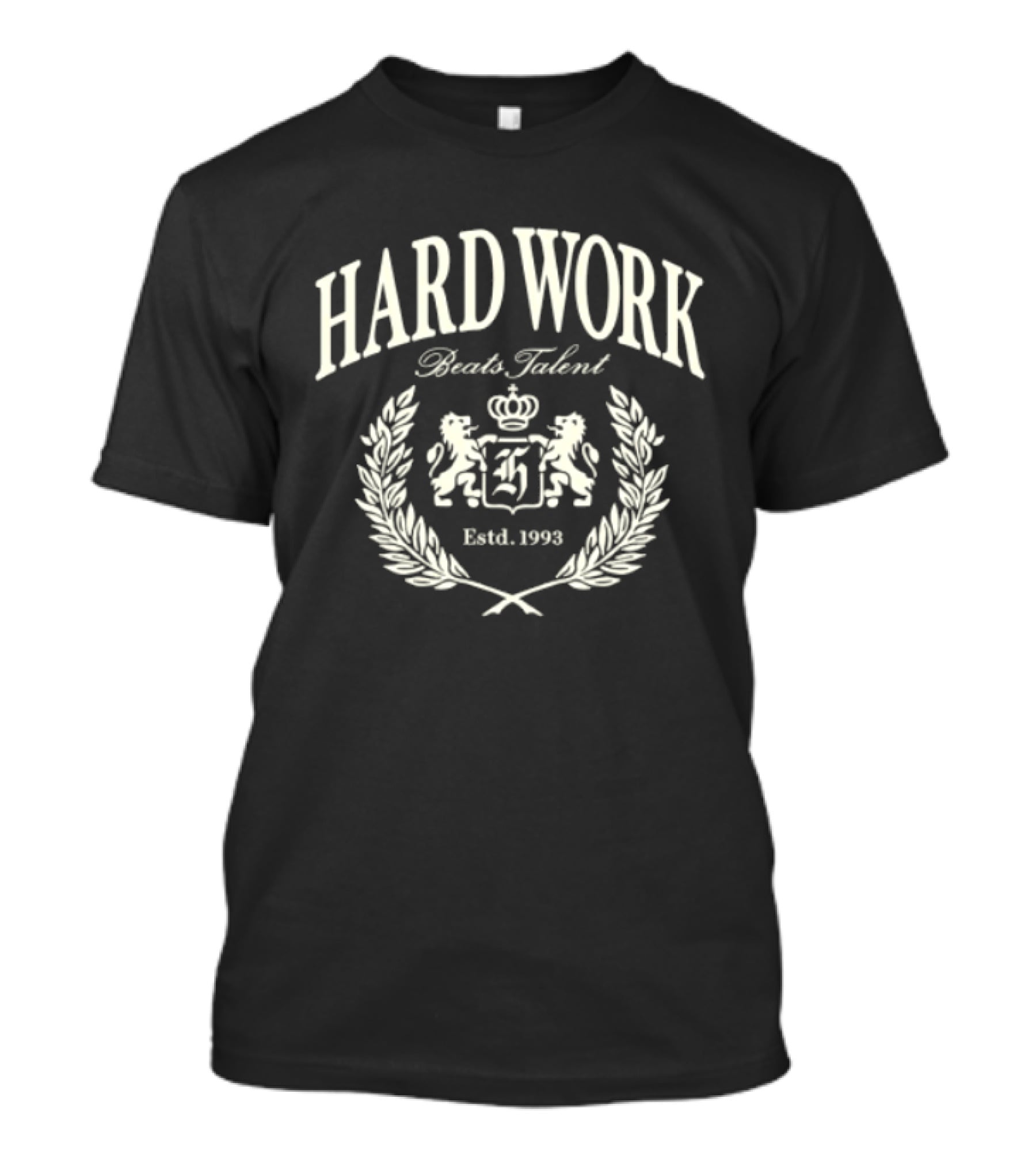 Hard Work Beats Talent Estd. 1998 Monaco Oversized T-Shirt
