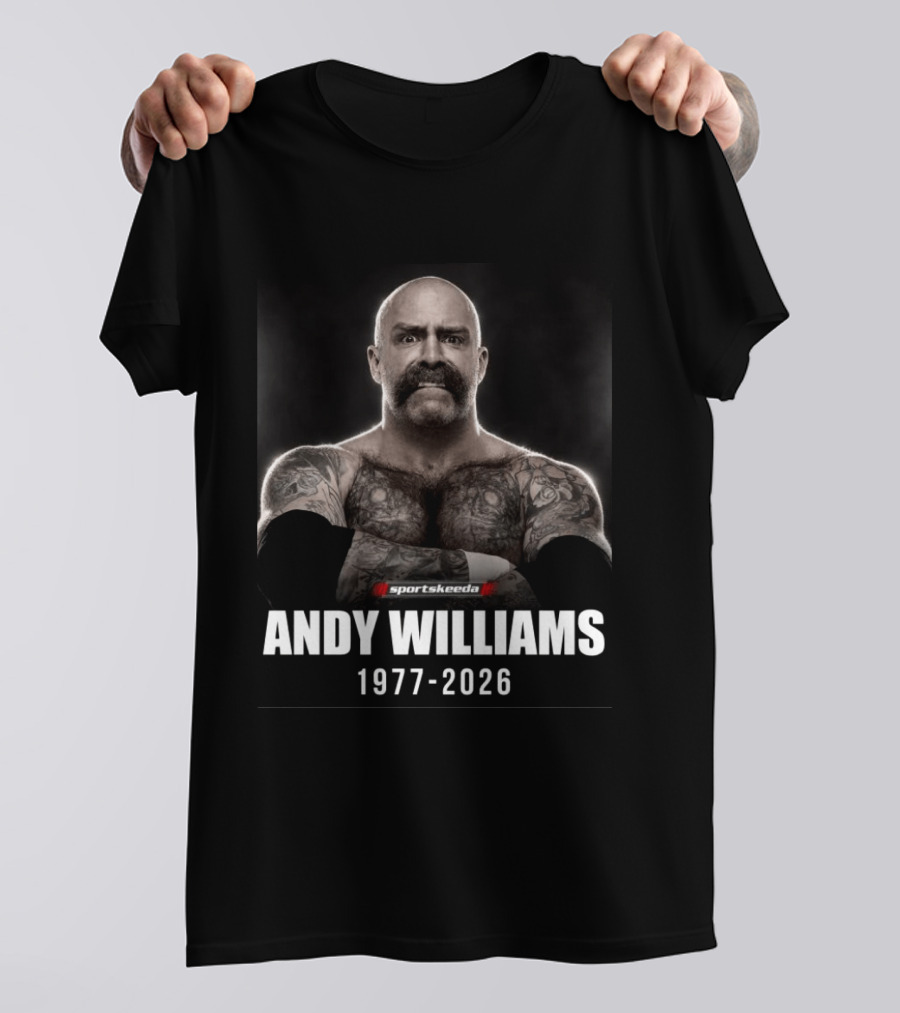 Rip Sportskeeda Andy Williams 1977 2026 T-Shirt