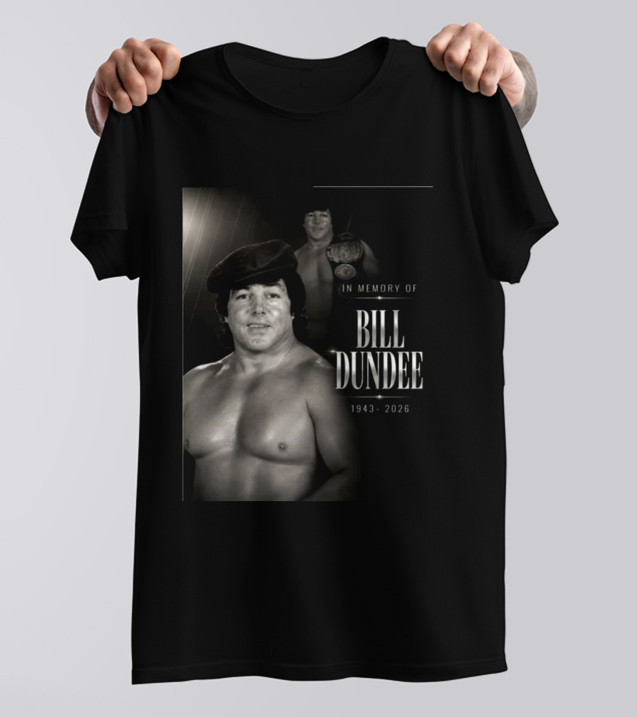 In Memory Of Bill Dundee 1943 2026 Wrestling Legend T-Shirt