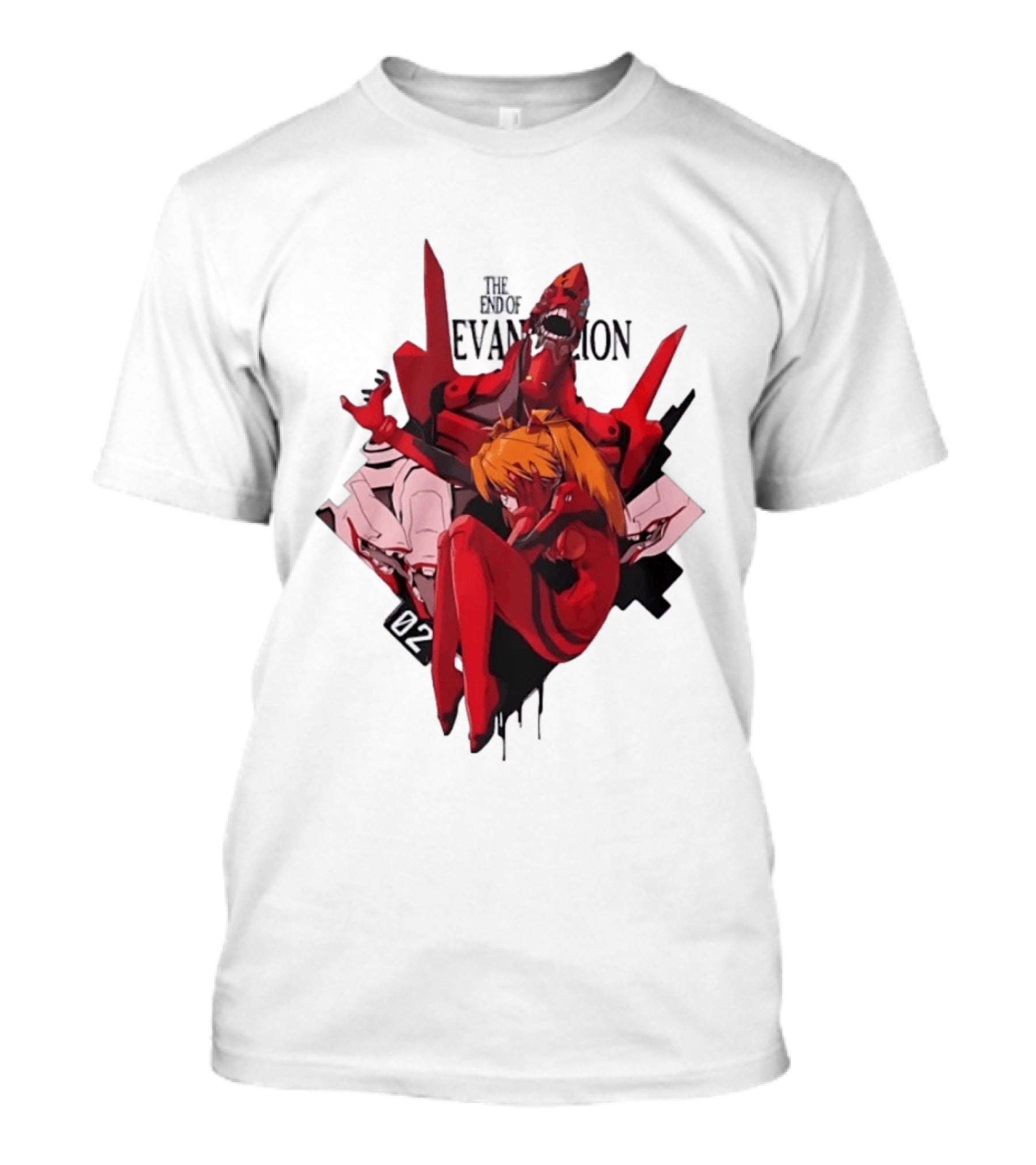 The End Of Evangelion Asuka Langley Soryu Eva Unit 02 T-Shirt
