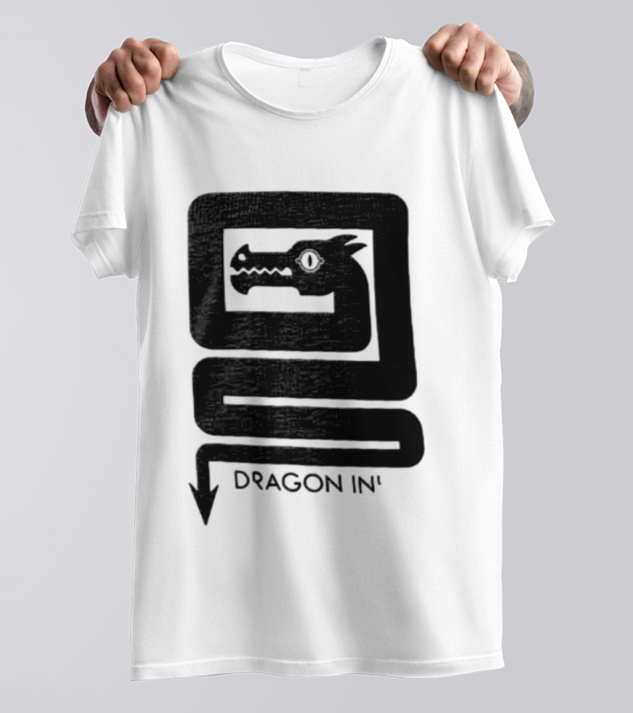 Dragon Ink Snake Head Mythical Creature T-Shirt