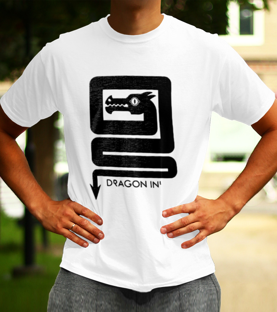 Dragon Ink Snake Head Mythical Creature T-Shirt