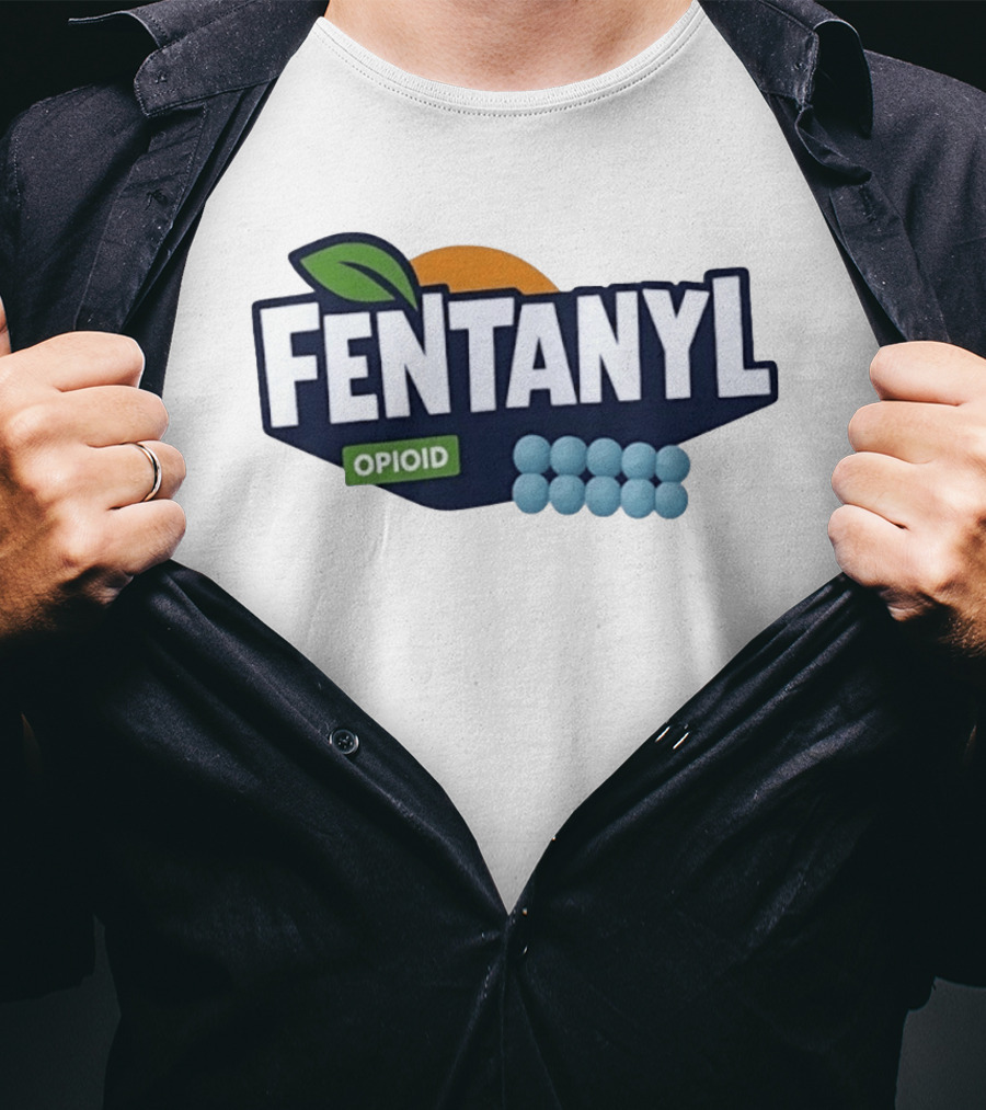 Fentanyl Opioid Satire Orange Fruit T-Shirt